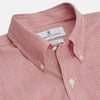 View 4 of product Dark Red Chambray Stripe Weekend Fit Shirt With Dorset Collar