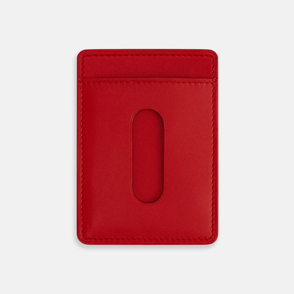 Red Two-slot Card Case