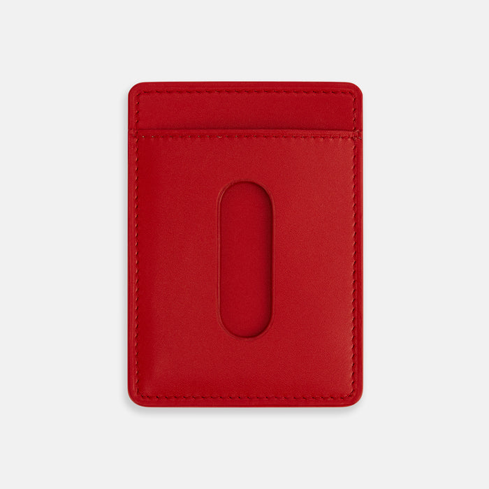Red Two-slot Card Case Image 1