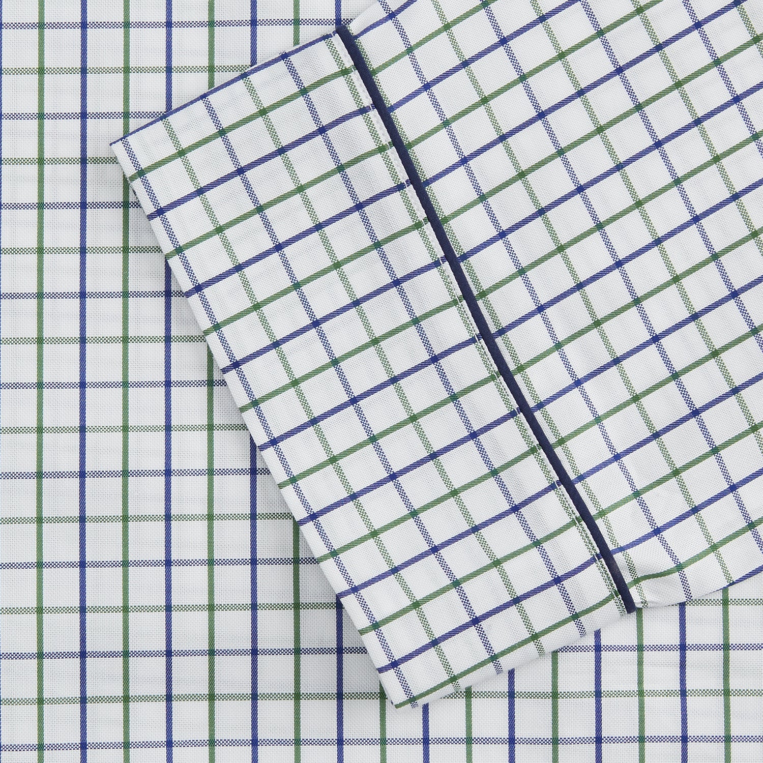 View 3 of product Green and Blue Check Cotton Hyde Pyjama Set