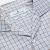 View 6 of product Pale Blue Multi Check Cashmerello Holiday Fit Winnington Shirt