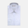 View 2 of product Lilac, Blue and Navy Hairline Stripe Sea Island Quality Cotton Fabric