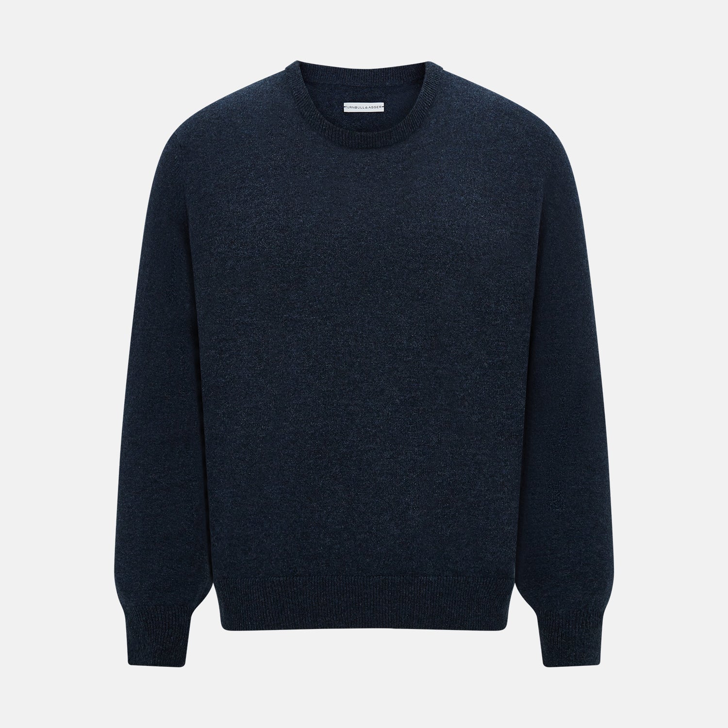 View 1 of product Midnight Blue Cashmere Round Neck Jumper