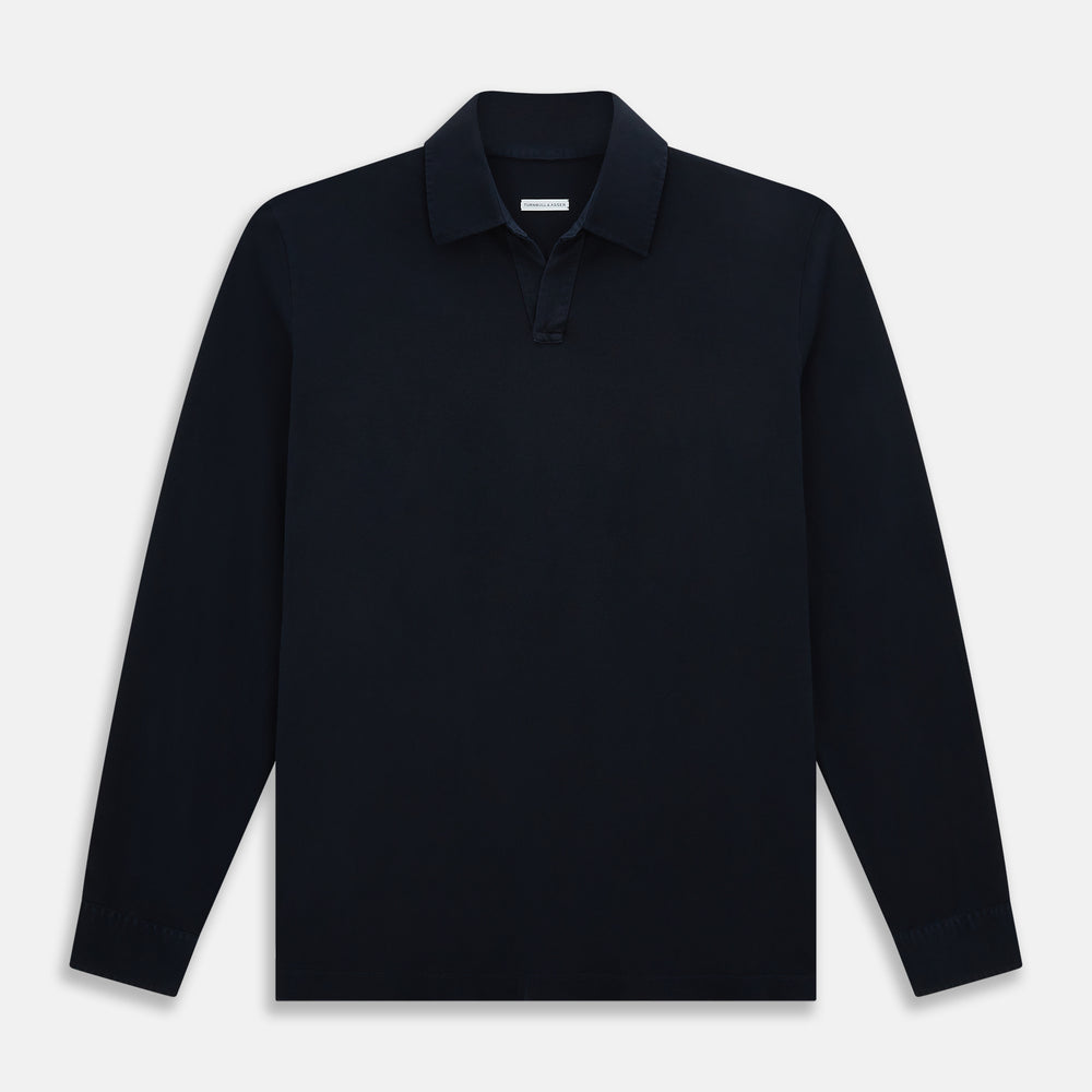 Navy Rugby Polo Shirt