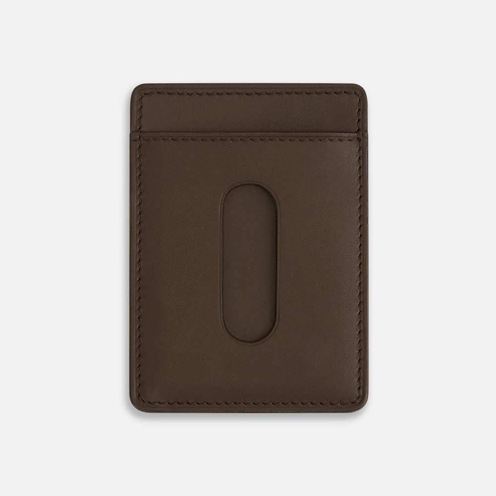 Dark Chocolate Two-slot Card Case