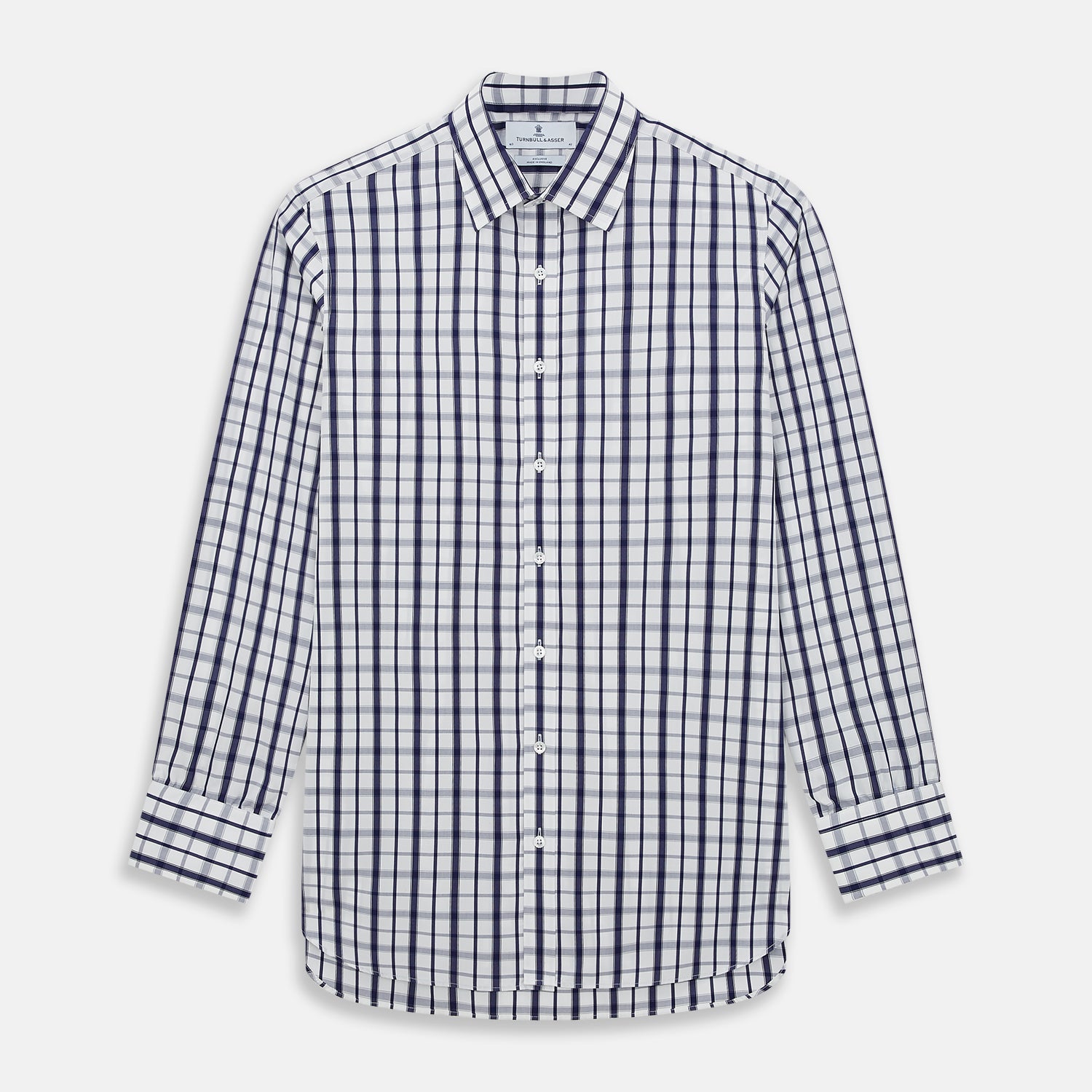 View 1 of product Navy Plaid Check Mayfair Shirt
