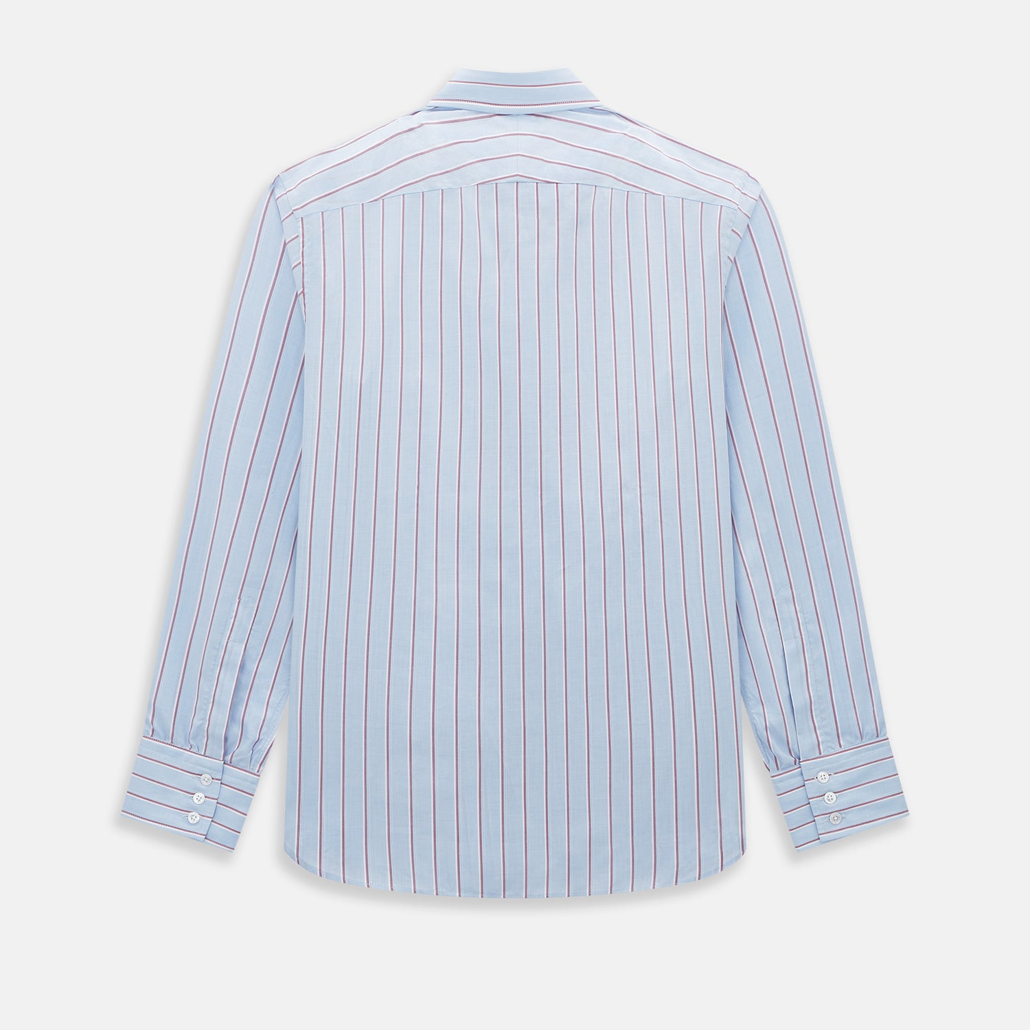 View 3 of product Blue and Burgundy Multi-Stripe Westminster Shirt