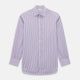 Lilac Ticking Stripe Mayfair Shirt