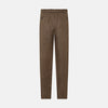 View 3 of product Pine Cone Linen Herringbone Miles Trousers