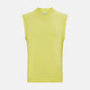 View 1 of product Bright Yellow Fine Merino V-Neck Vest