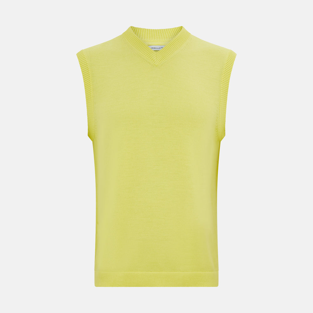 Bright yellow vest top on sale