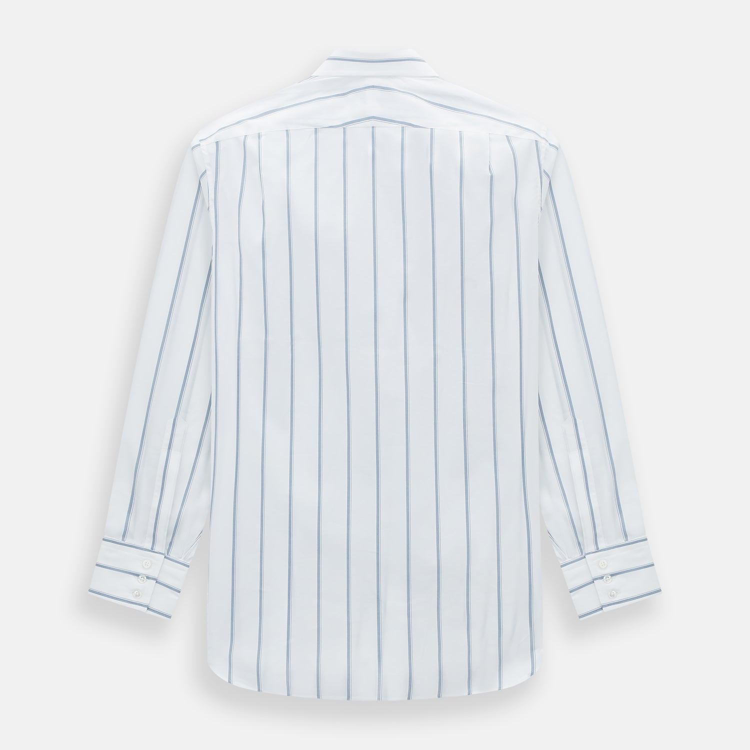 View 3 of product Steel Grey Track Stripe Mayfair Shirt