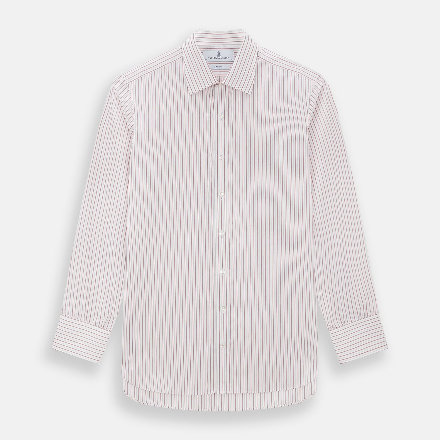 View 1 of product Red Multi Ticking Stripe Mayfair Shirt