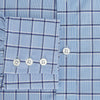 View 4 of product Blue and Navy Windowpane Mayfair Shirt