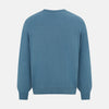 View 3 of product Pale Blue Fine Merino V-Neck Cardigan