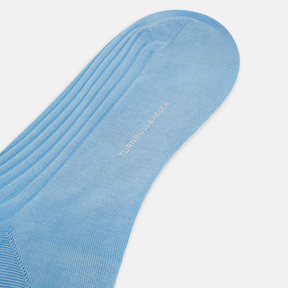 Pale Blue Long Socks Image 2