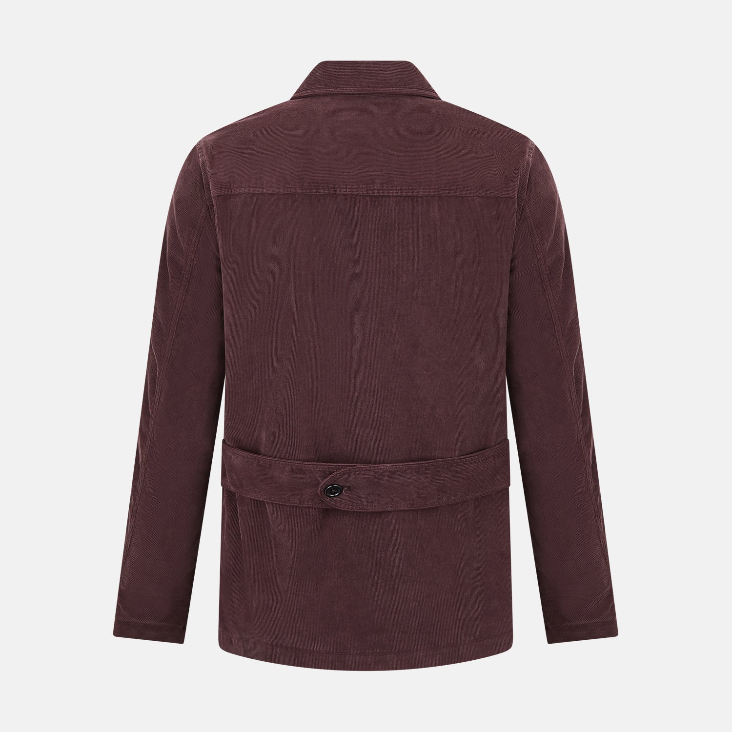 View 3 of product Burgundy Kingston Corduroy Caban Jacket
