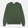 View 2 of product Bottle Green Merino Kingston Crew Neck Jumper