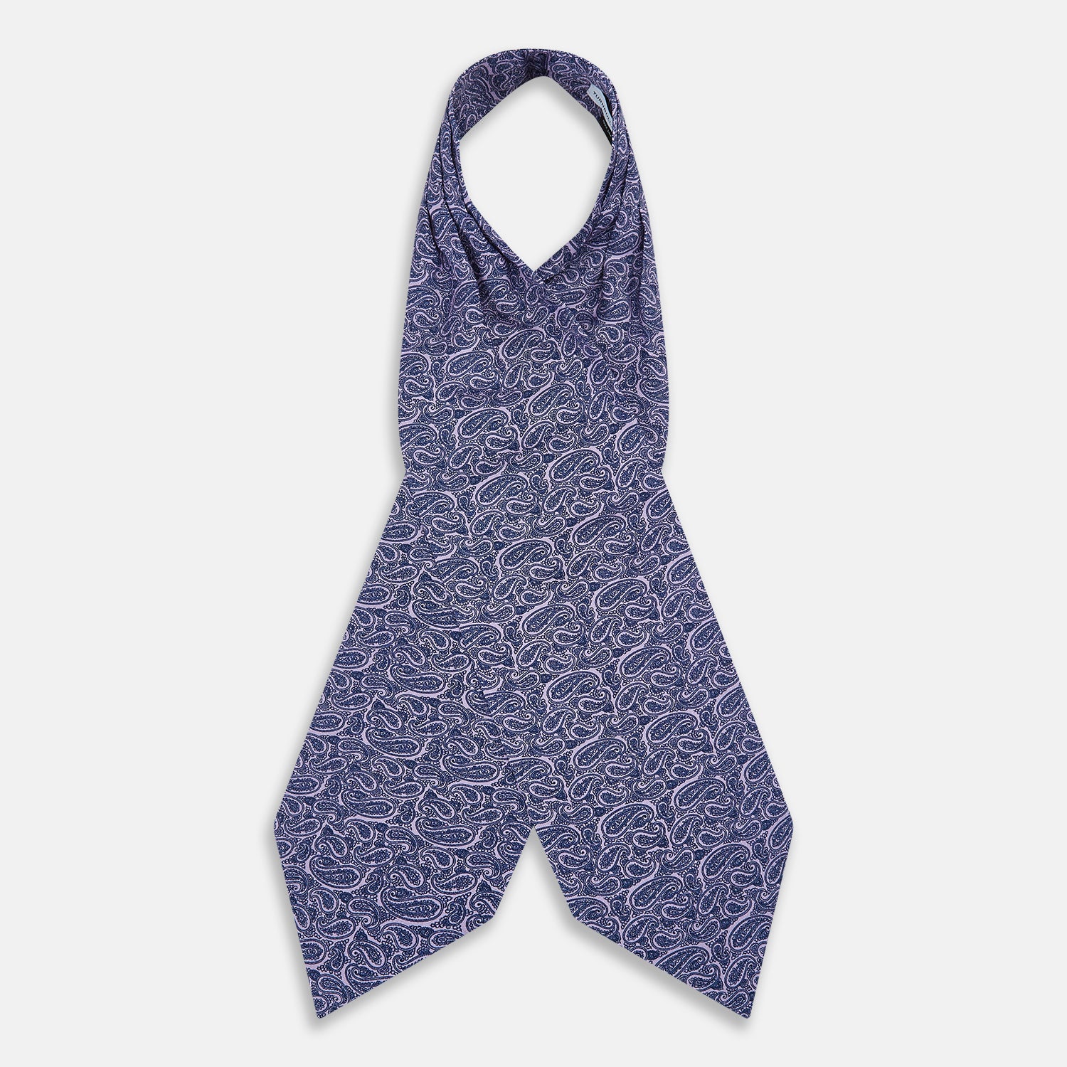 View 2 of product Lilac Paisley Silk Cravat