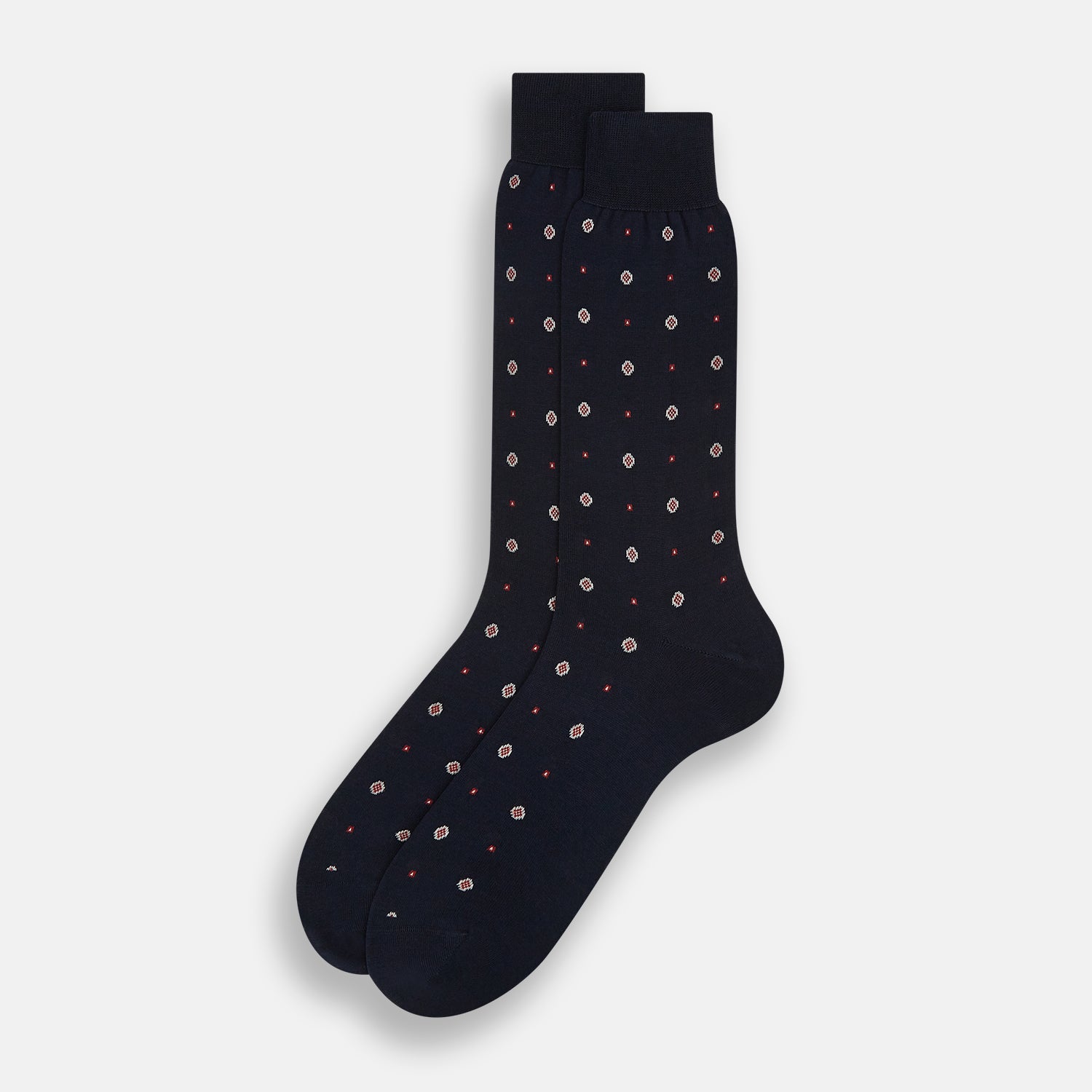 View 2 of product Midnight Patterned Mid-Length Socks