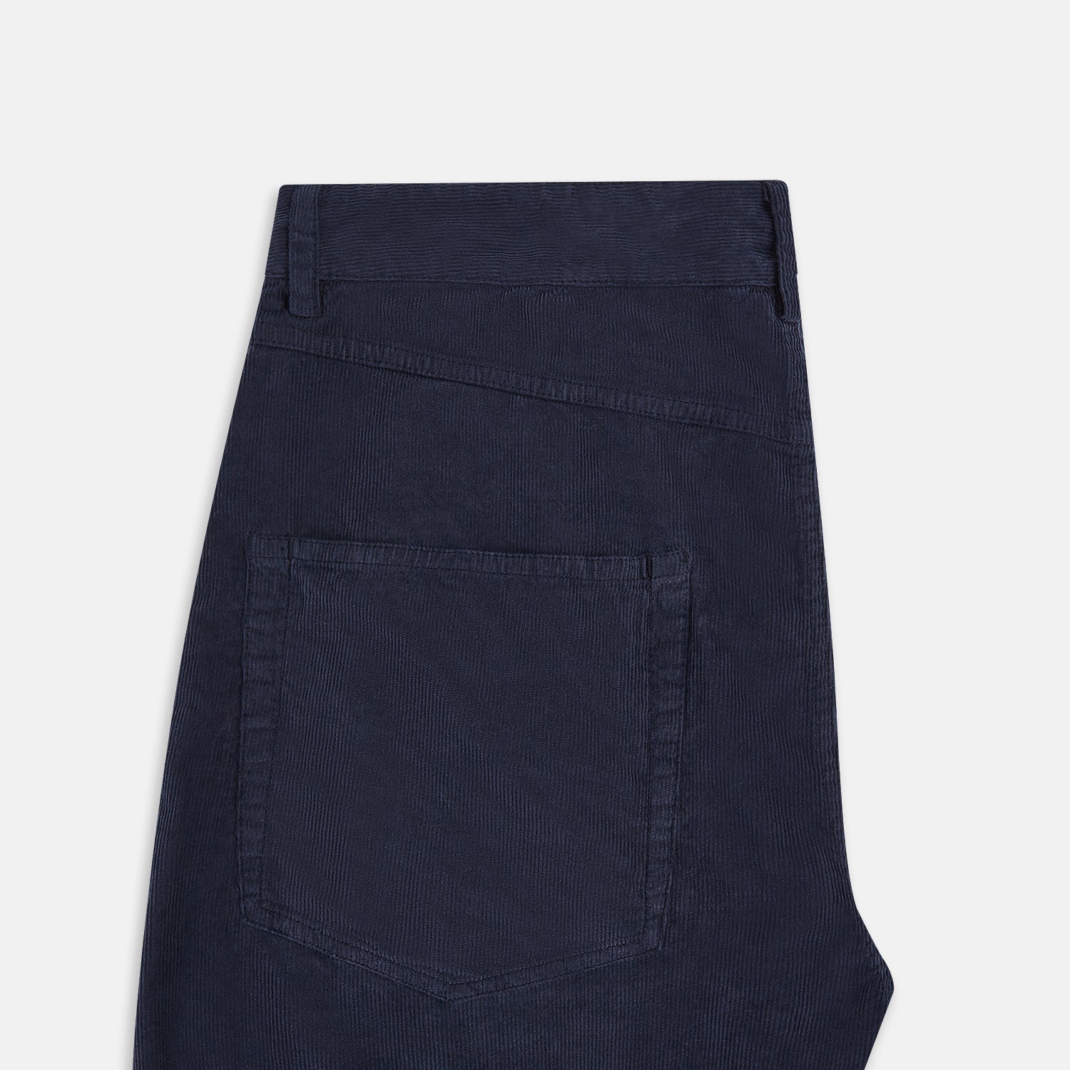 View 5 of product Light Navy Corduroy Charles Trousers