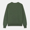 View 5 of product Bottle Green Merino Kingston Crew Neck Jumper
