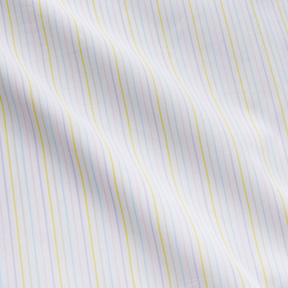 Yellow Multi Stripe Cotton Quin Pyjama Set