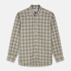 View 1 of product Green and Oatmeal Multi Check Cotton Weekend Fit Hayne Shirt