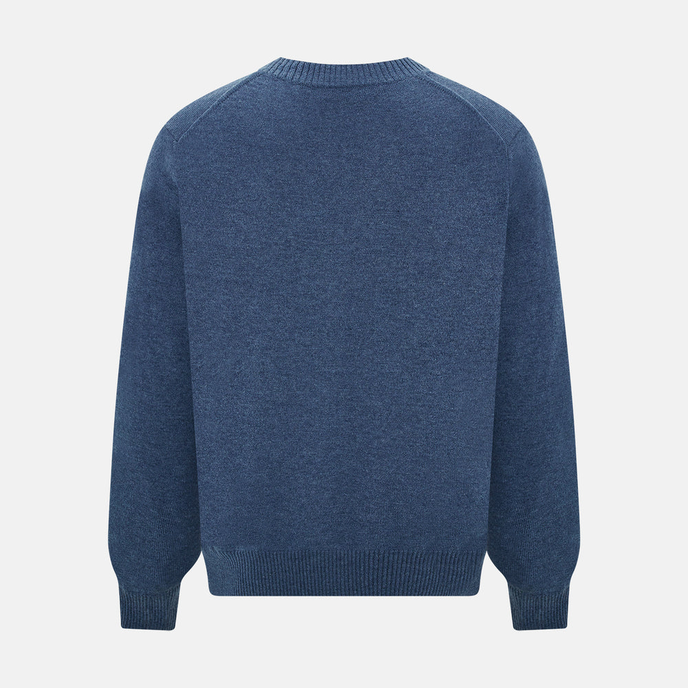 Blue Cashmere Cardigan