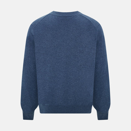 Blue Cashmere Cardigan Image 2