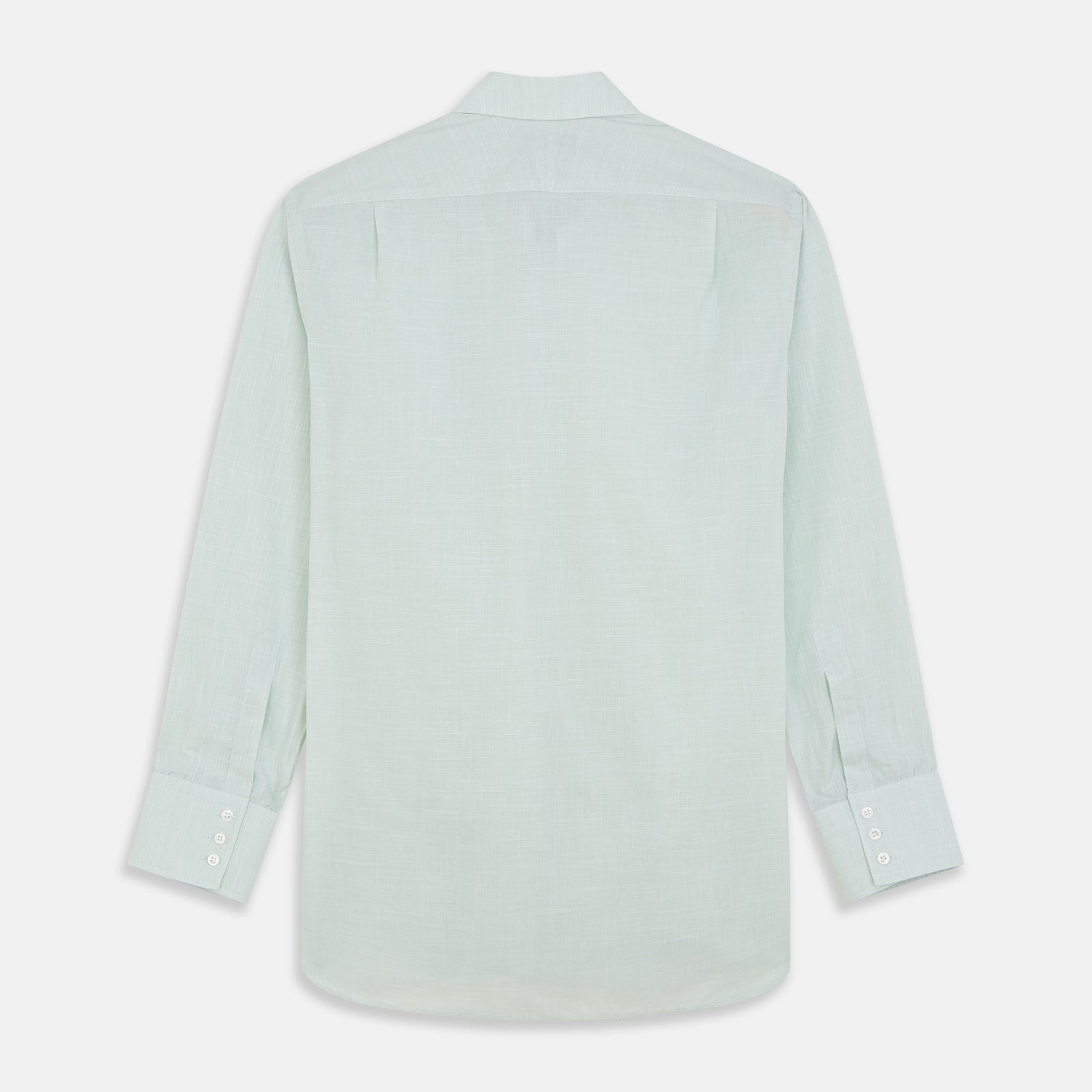 View 5 of product Light Green Chambray Regular Fit Mayfair Shirt