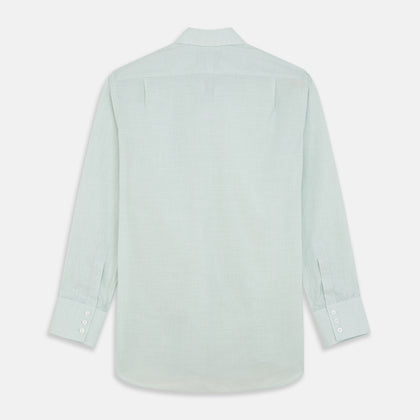 Light Green Chambray Regular Fit Mayfair Shirt Image 4