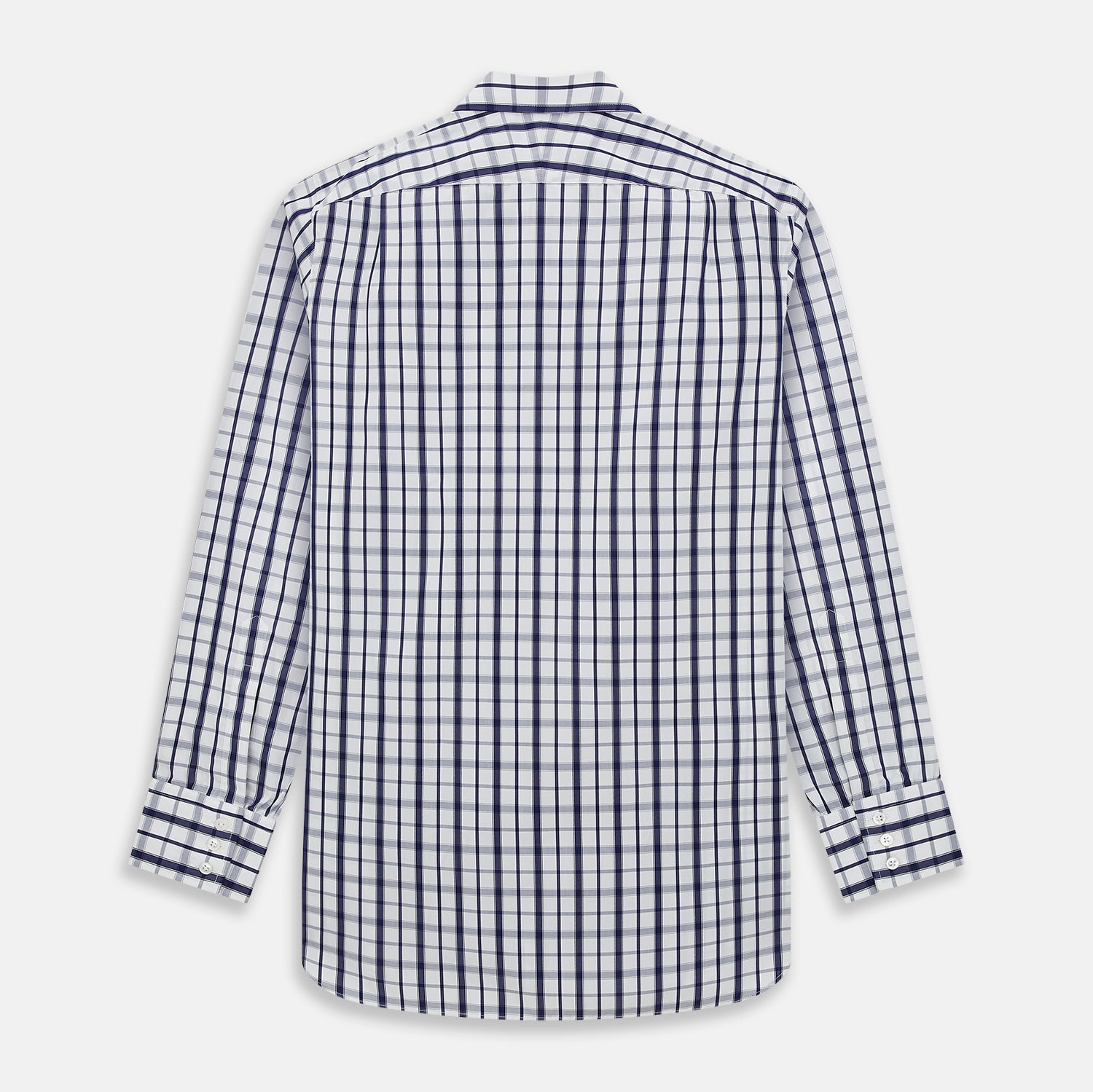 View 3 of product Navy Plaid Check Mayfair Shirt