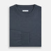 View 4 of product Grey Cashmere Round Neck Jumper