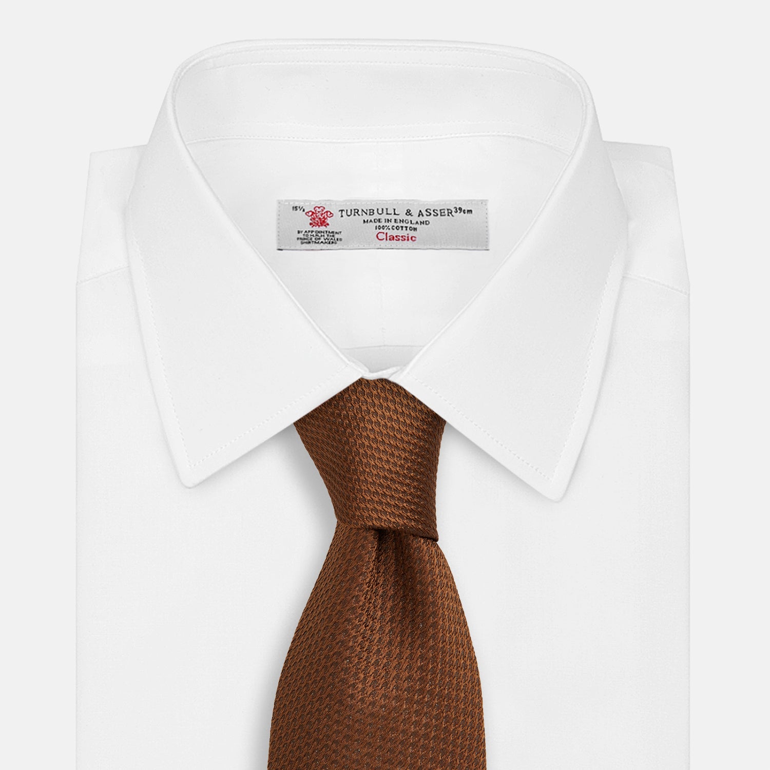View 2 of product PLAIN LACE JACQUARD EARTH TIE