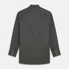 View 5 of product Dark Green Cotton Melange Regular Fit Mayfair Shirt