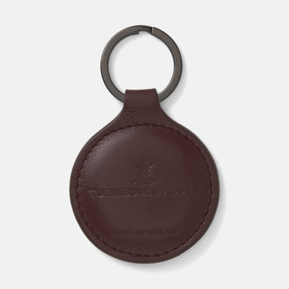 Burgundy Leather Fob Holder