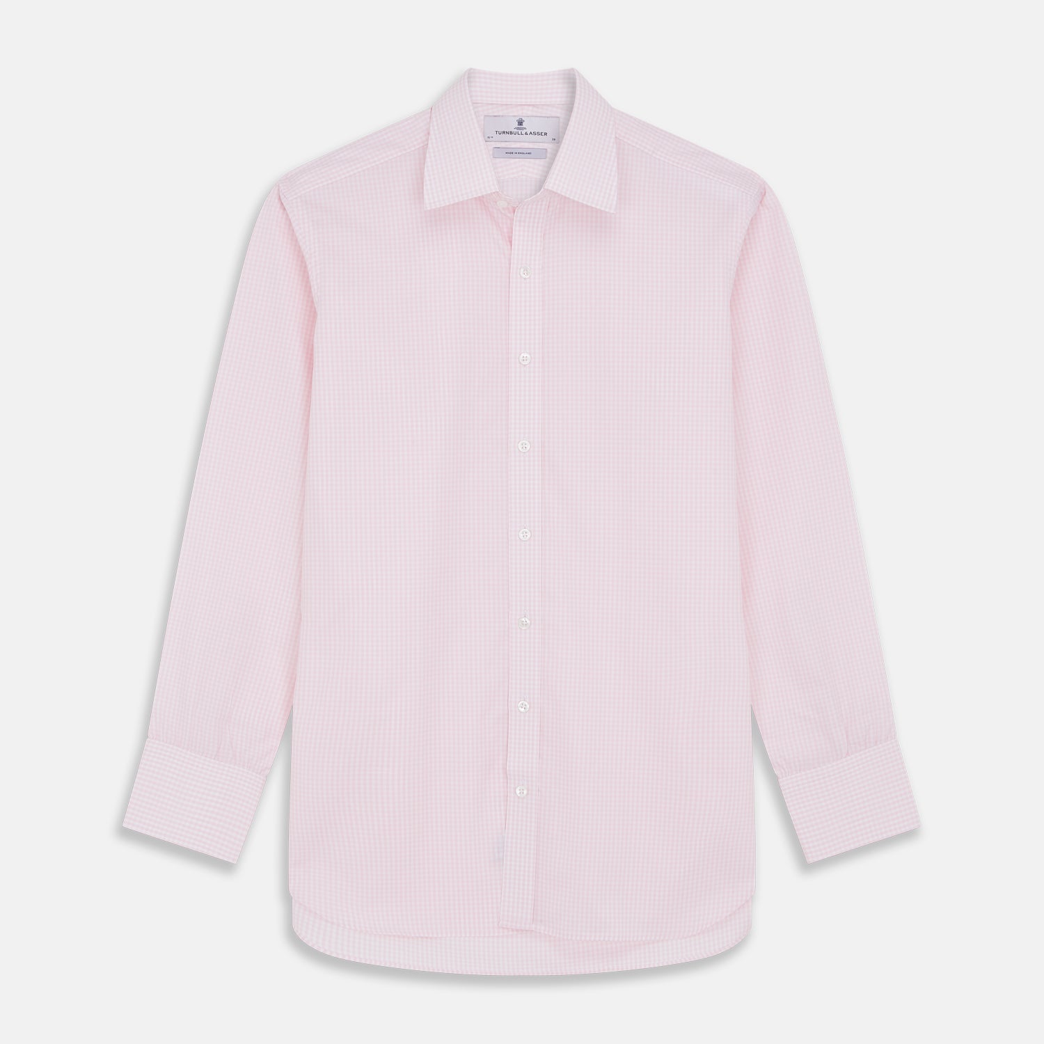 View 1 of product Pink Windowpane Check Mayfair Shirt