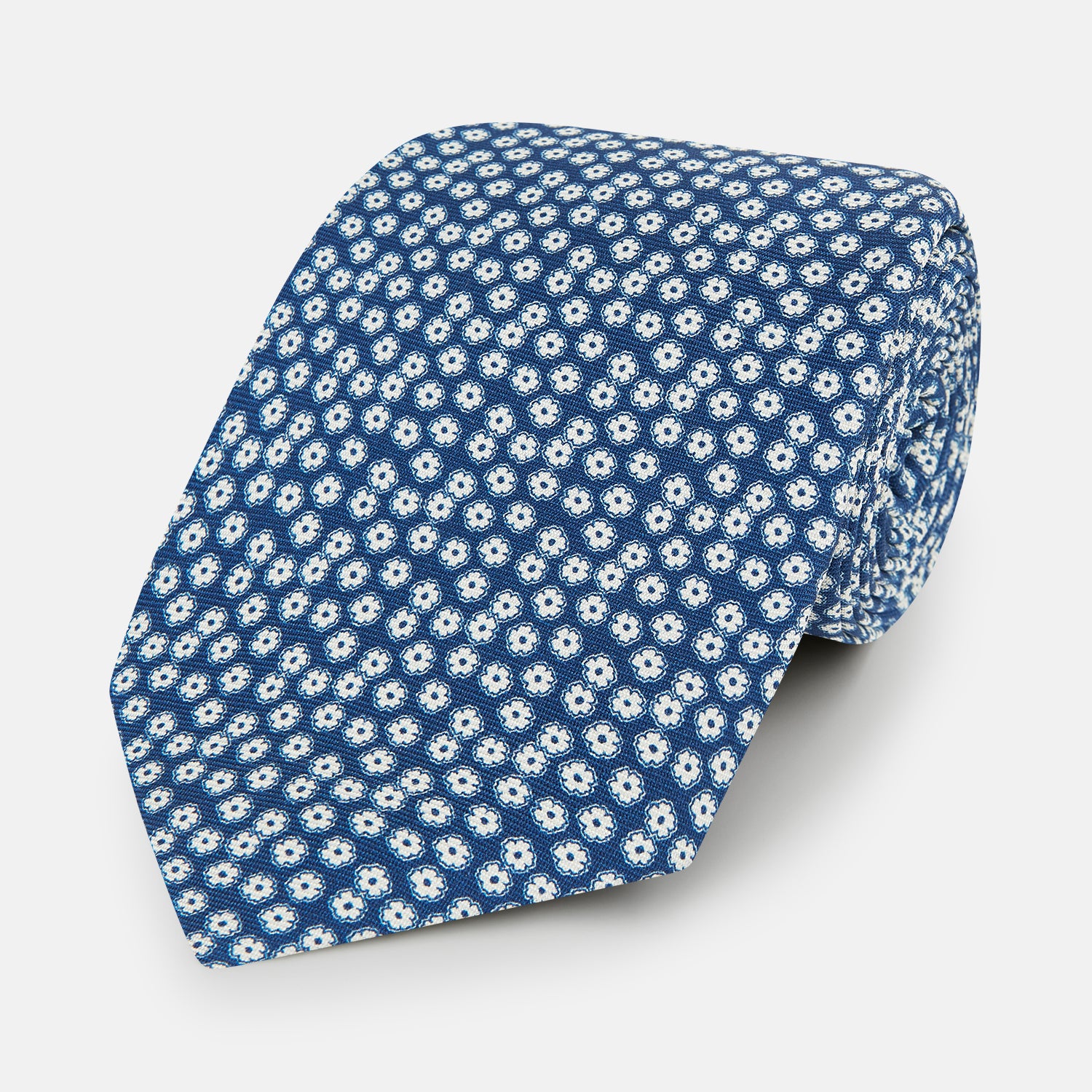View 1 of product Azzurro Flower Patterned Silk Tie