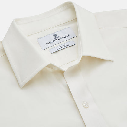 Cream Silk Weekend Fit Fairlight Shirt Image 2