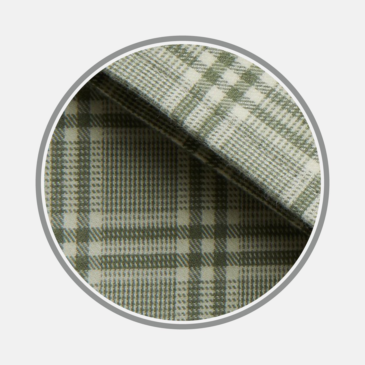 View 1 of product Green Check Cotton Fabric