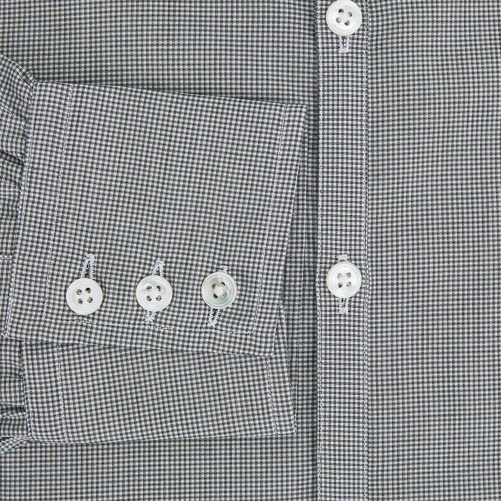 Grey and White Micro Check Westminster Shirt