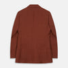 View 7 of product Rust Linen-Wool-Silk Bertie Blazer