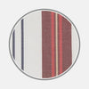 View 1 of product Red, Blue & White Stripe Cotton Fabric
