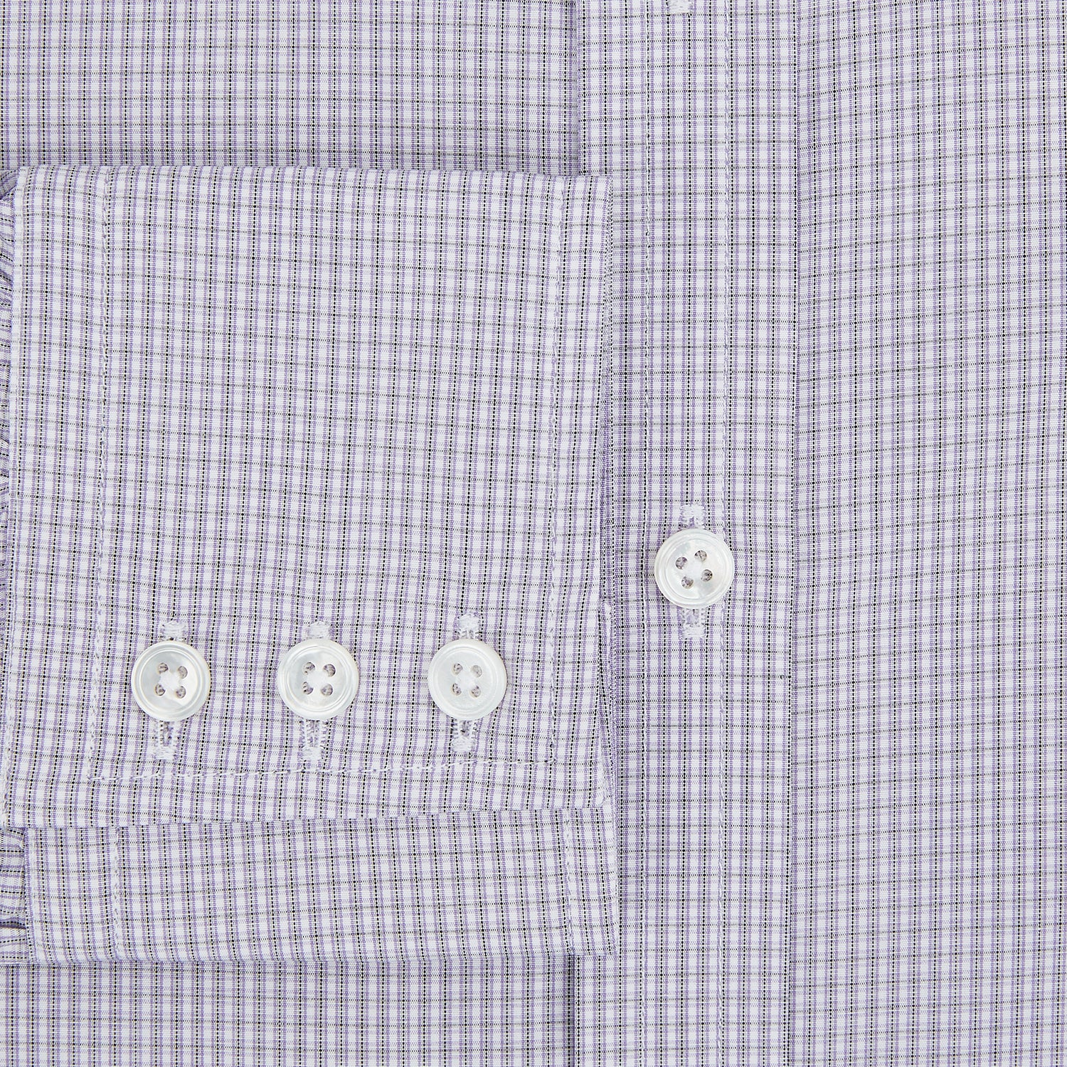 Purple Micro Check Mayfair Shirt