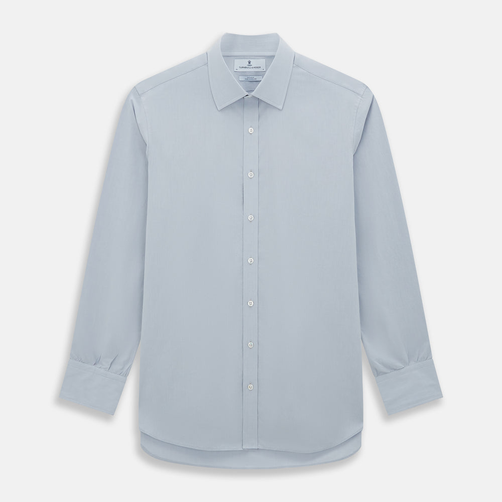 Turnbull & Asser Dove Grey Mayfair Shirt Turnbull & Asser Dove Grey Mayfair Shirt