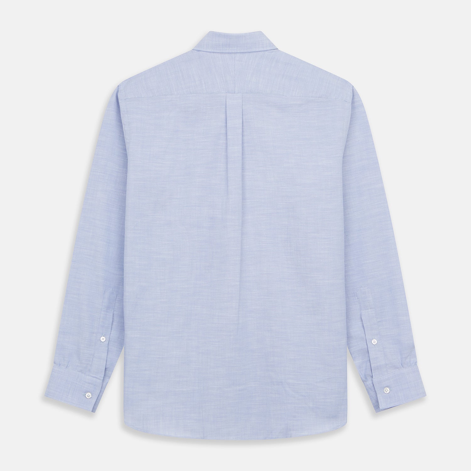 View 3 of product Pale Blue Weekend Fit Hayne Shirt With Dorset Collar And 1-Button Cuffs