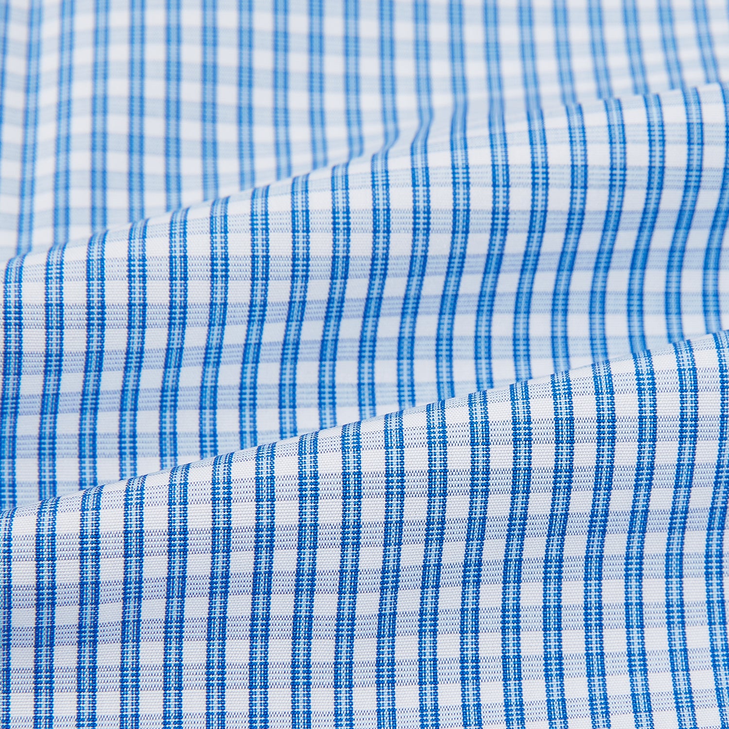 View 6 of product Blue Multi Micro Check Mayfair Shirt