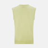 View 3 of product Melon Green V-neck Cashmere Vest