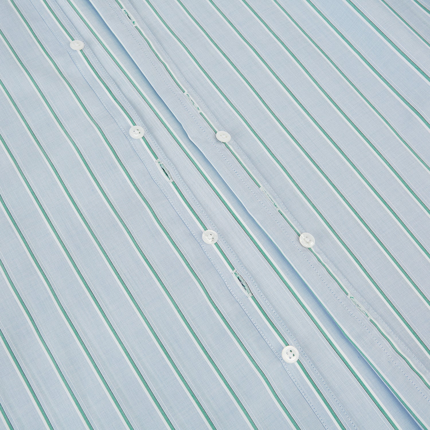 Image 7 of product Blue and Green Multi-Stripe Westminster Shirt